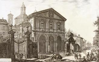 Veduto della Basilica di S. Sebastiano
