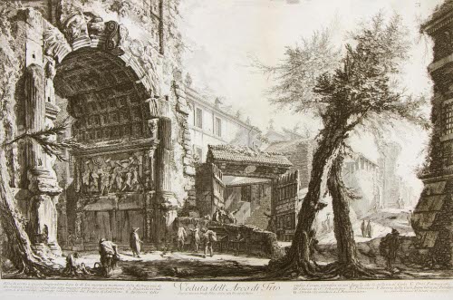 Veduta dell' Arco di Tito