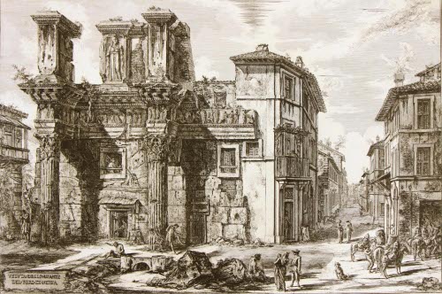 Veduta degli Avanzi del Foro di Nerva