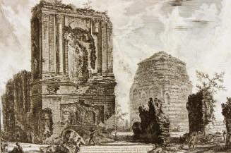 Veduta Del Sepolcro di Pisone Liciniano