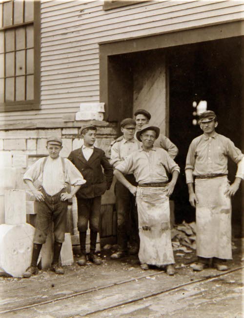 Young Boys Working in Vermont Marble Co., Proctor, Vt.