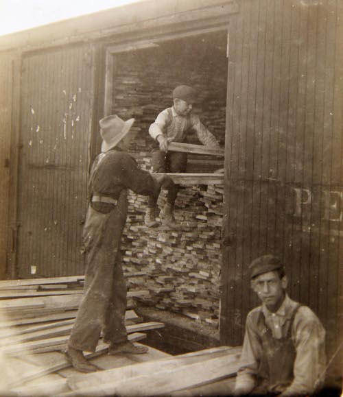 Young Boy Working for Hickok Lumber Co., Burlington, Vermont