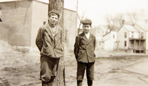 Boys working in Chace Cotton Mill