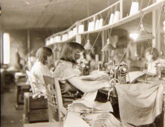 In a garment factory