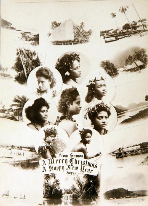 From Samoa/ A Merry Christmas/ A Happy New Year/ 1895