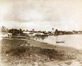 View of Apia Harbor, Samoa