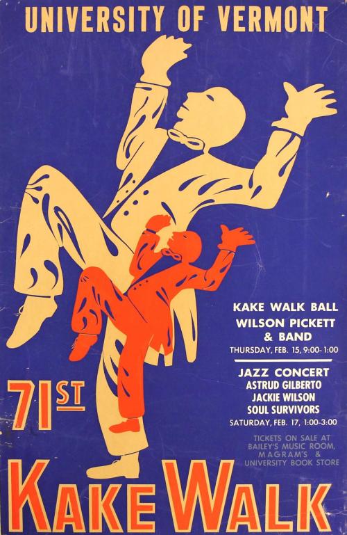 71ST Annual UVM Kake Walk poster