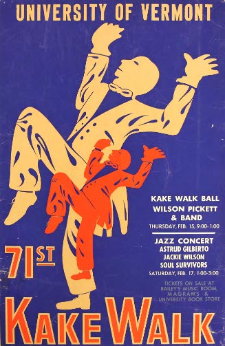 71ST Annual UVM Kake Walk poster