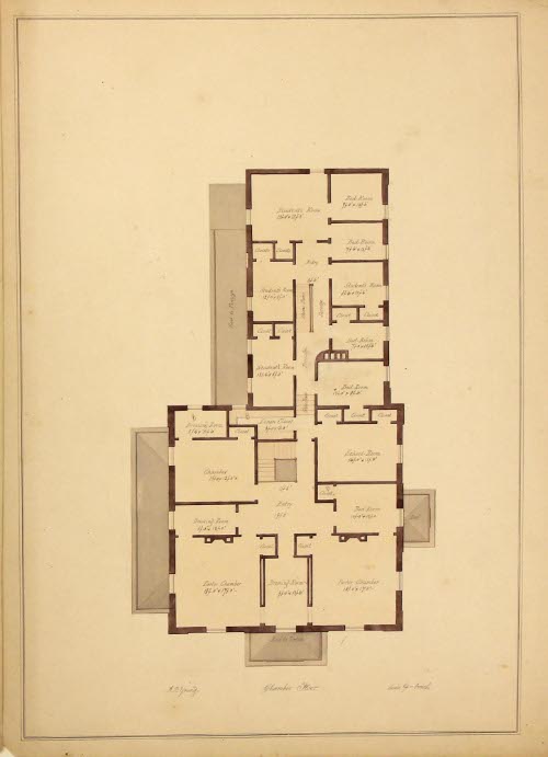 Chamber Floor, Wheeler House Drawings