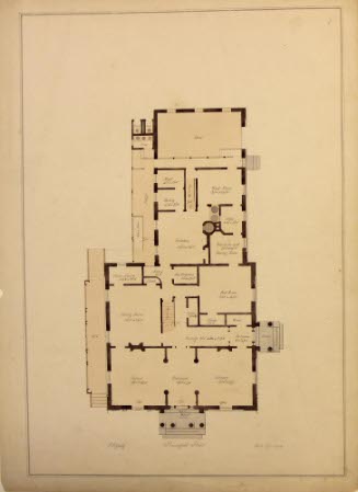 Principal Floor, Wheeler House Drawings
