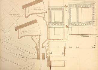 Page from Wheeler House Drawings, Piazza
