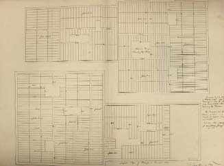 Diagram Plan of Flooring, Wheeler House Drawings