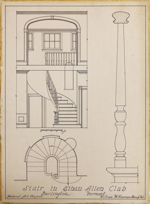 Stairs in Ethan Allen Club