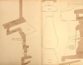 Page from Wheeler House Drawings Baluster