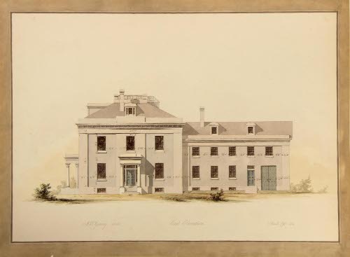 East Elevation, Wheeler House Drawings