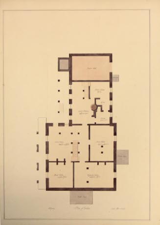 Cellar Floor Plan, Wheeler House Drawings
