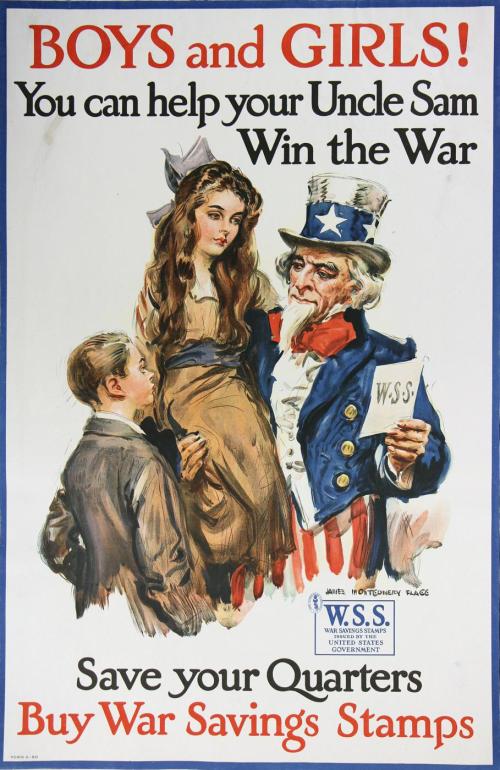 Boys and girls! You can help your Uncle Sam win the war