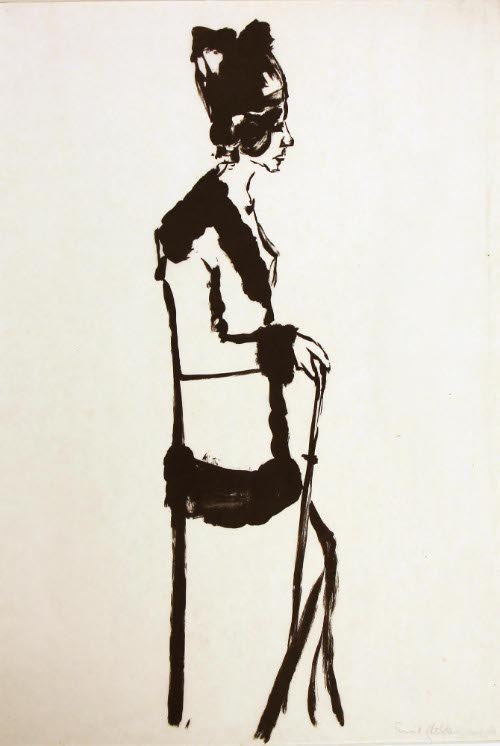 Stehende Frau