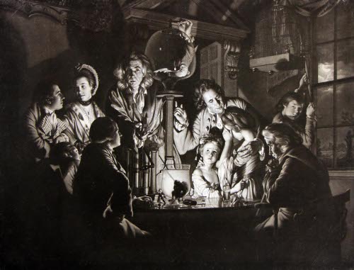 A Philospher Showing an Experiment Of  the Air Pump
