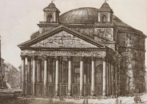 Veduta del Pantheon