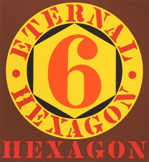 X + X (Ten Works by Ten Painters), Eternal Hexagon