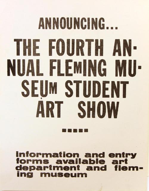 Fourth Annual Exhibition poster