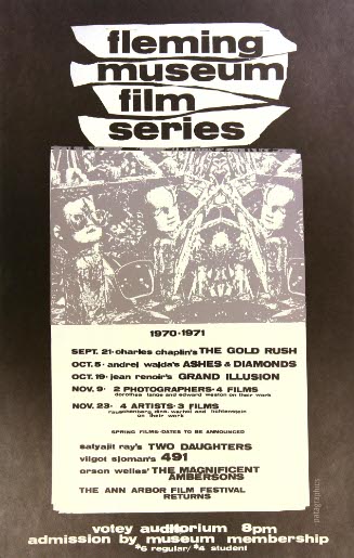 Fleming Museum Film Series poster