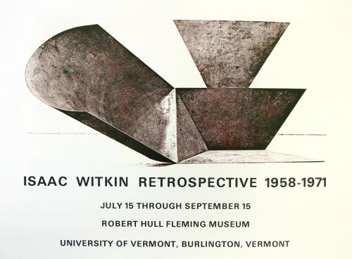 Isaac Witkin Retrospective 1958-1971