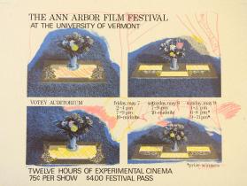 The Ann Arbor Film Festival at The University of Vermont poster