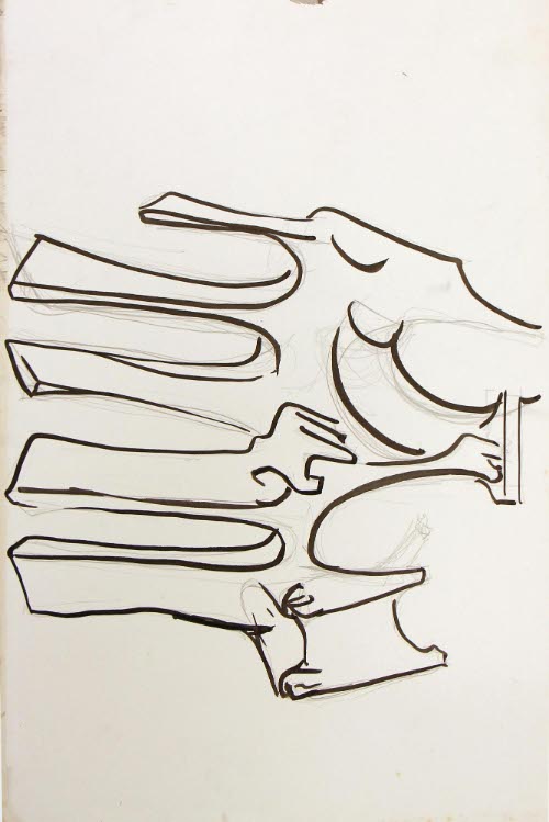 STUDY FOR THE TREE OF KNOWLEDGE