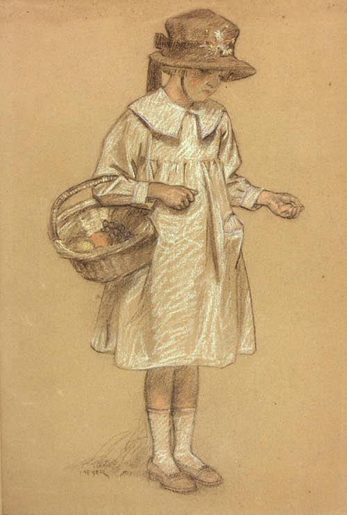 [Child with Large Hat]