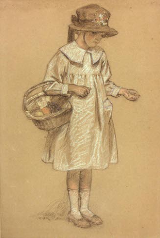 [Child with Large Hat]