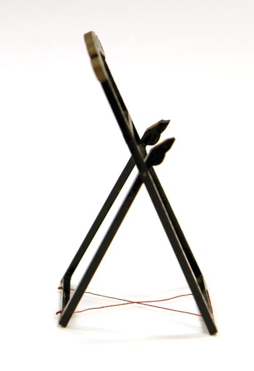 Miniature mirror stand