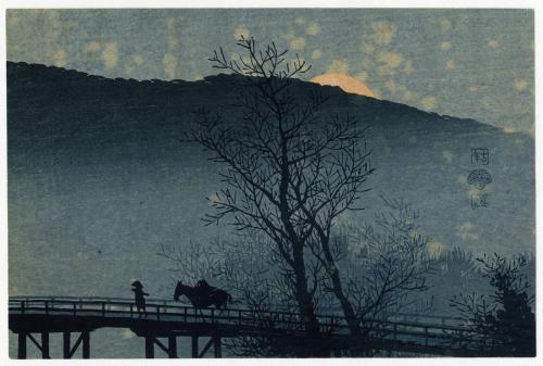 [Evening scene]