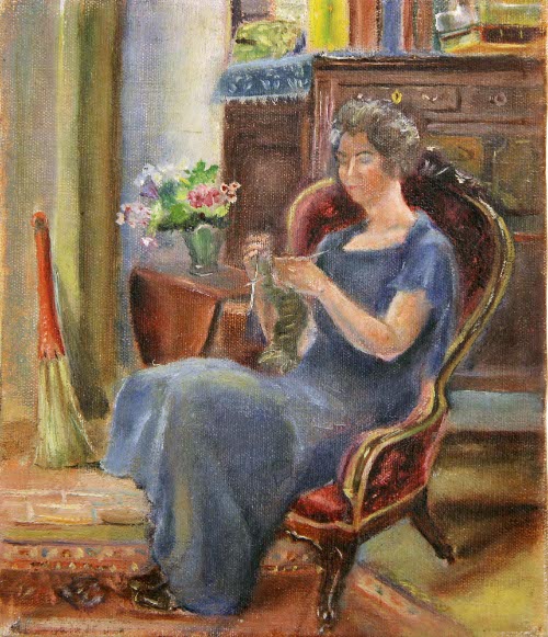 [Woman Knitting]