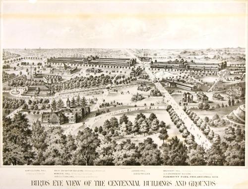 Birds Eye View of the Centennial Buildings and Grounds