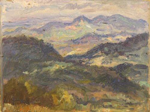 oil sketch - MOUNTAINS