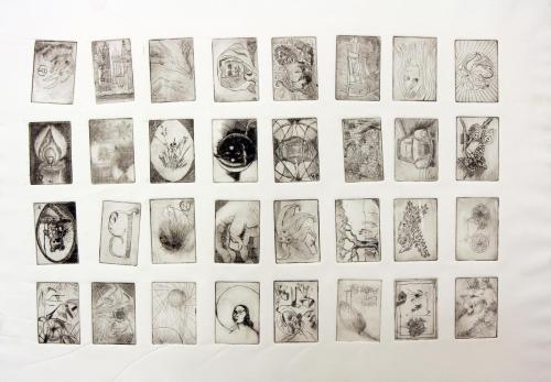 [32 ETCHINGS ON ONE SHEET]