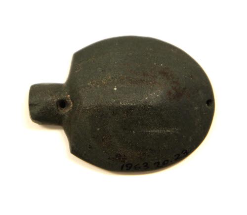 Palette in form of a turtle