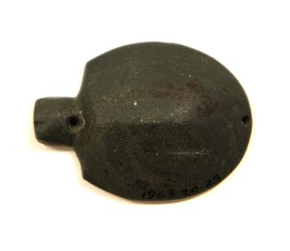 Palette in form of a turtle