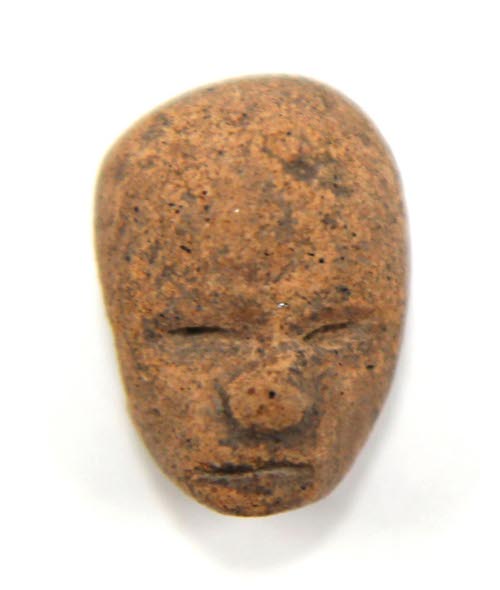 Head of figurine