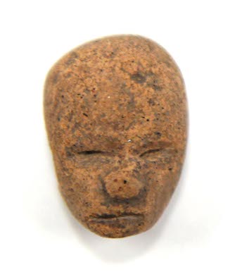Head of figurine