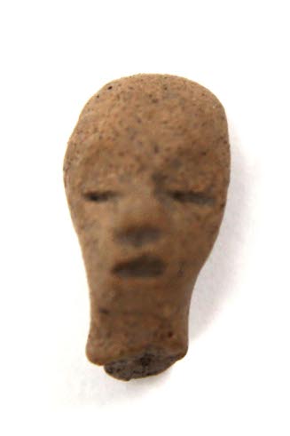 Head of figurine
