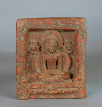 PLAQUE WITH SEATED BUDDHA