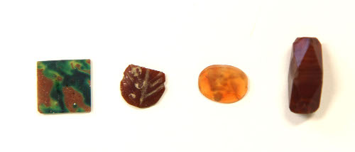 Stone and glass objects