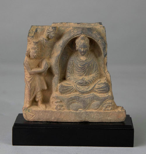 Scene from the Buddha's Life: The Conversion of Indra