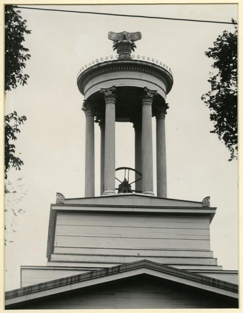 Chittendon County, First Congregational Church, 1805, detail of Belfry