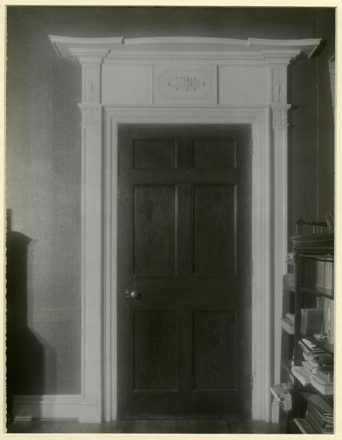 Chittenden County, Deming-Isham House NW Parlor to hall, 1816