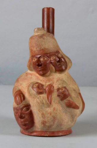 Effigy stirrup vessel