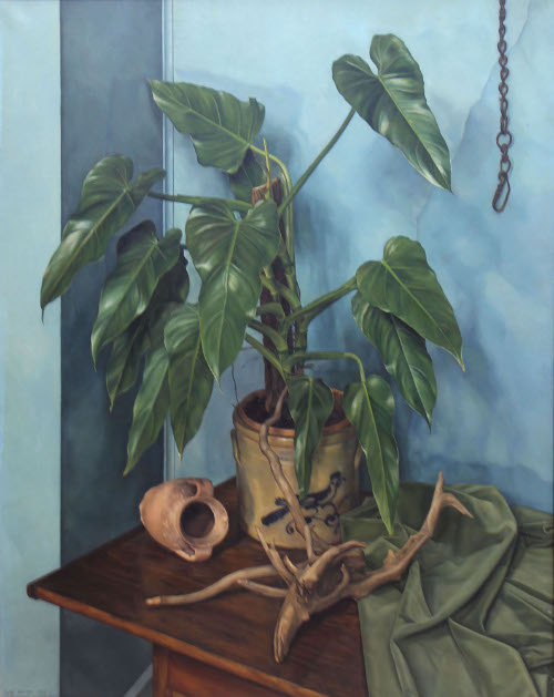 Still Life with Leaves